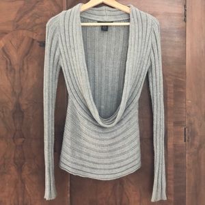 Low Scoop Neck Sweater
